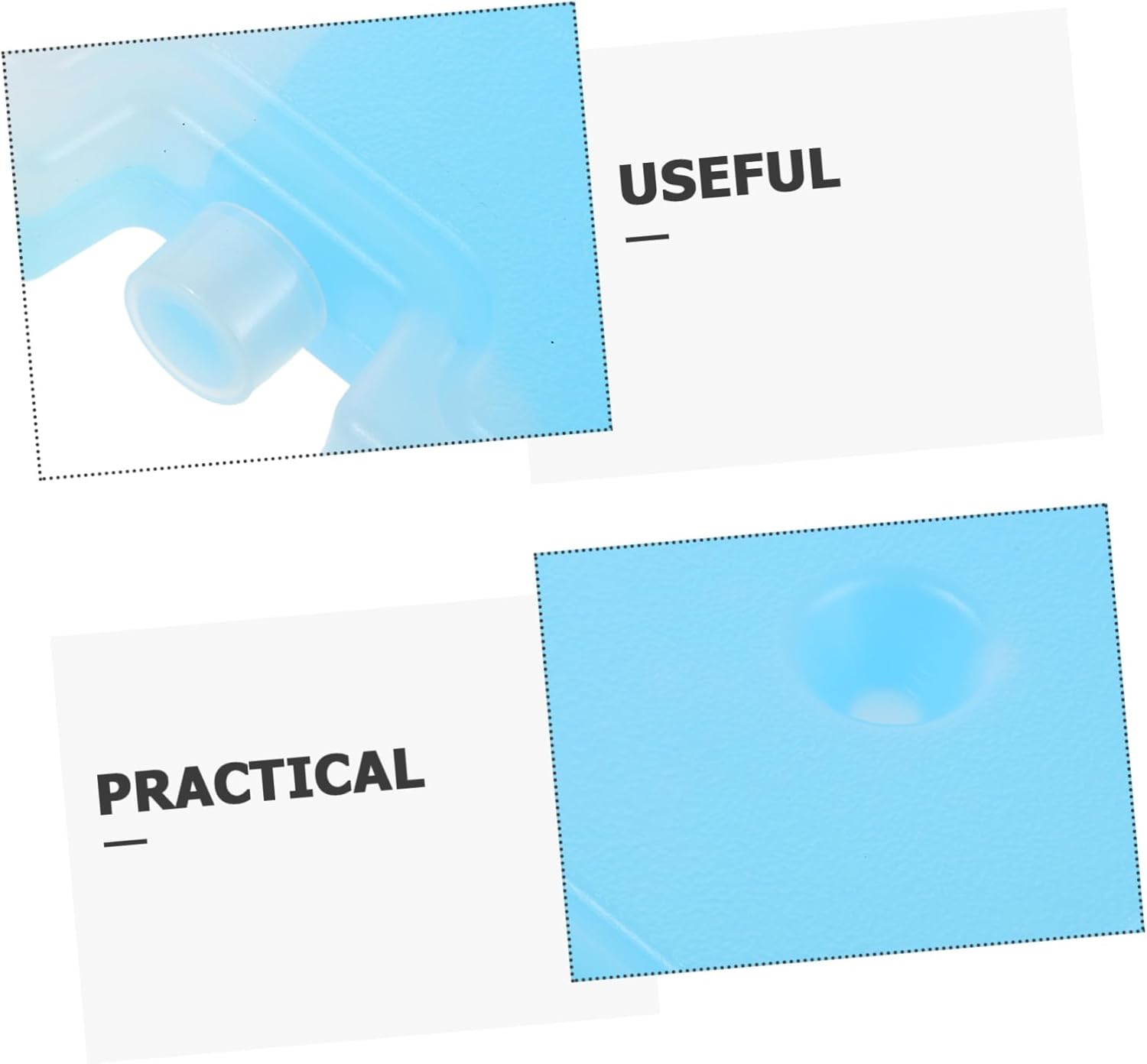 Ice Cooler Blocks: ml Large Refreezable Freezer - Lunch Ice - Cooling for Camping Trips & Tailgating