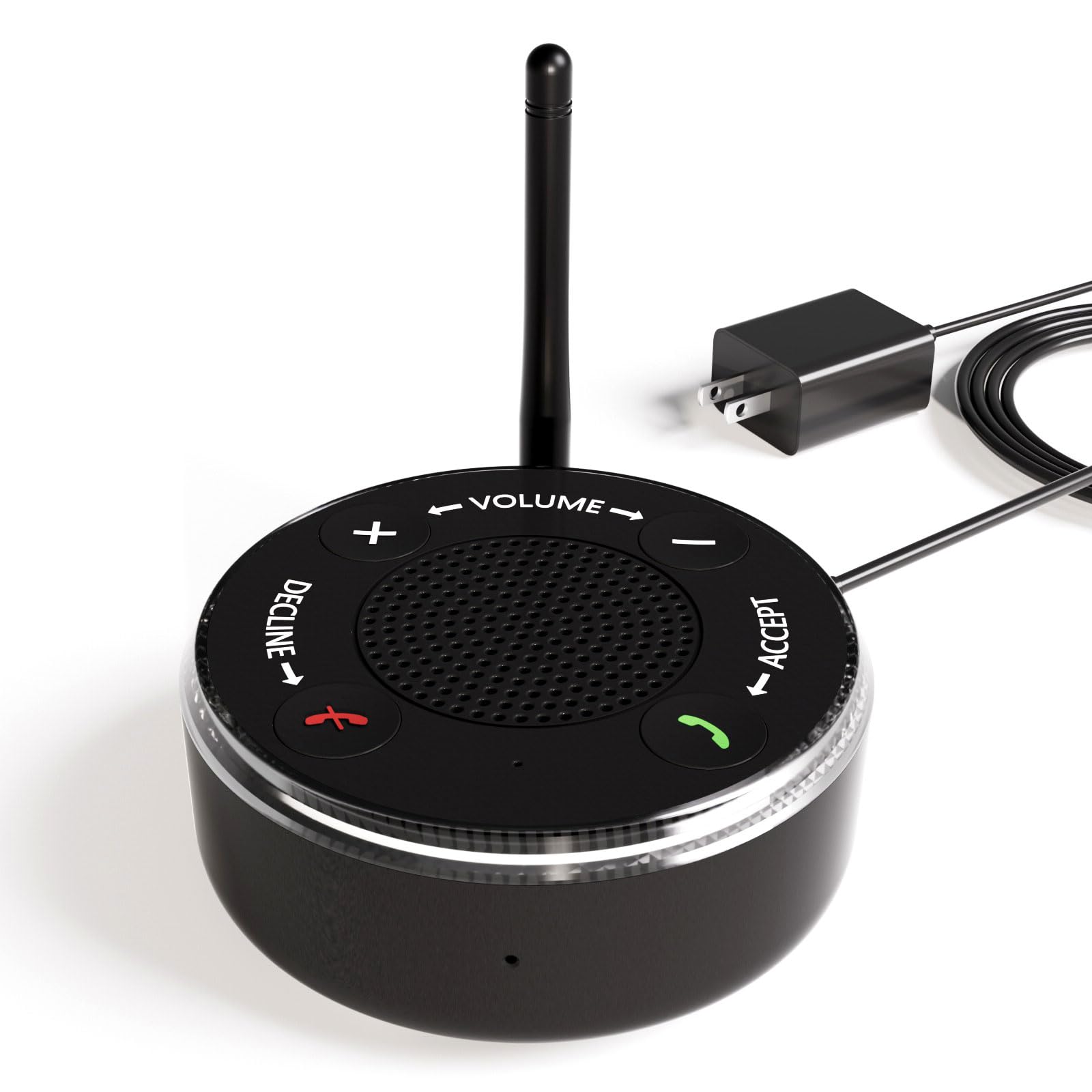 Amplificatore per suoneria per telefono cellulare con suono forte per non udenti, risposta/riaggancio, amplificatore altoparlante esterno per telefono, connessione wireless, modalità di