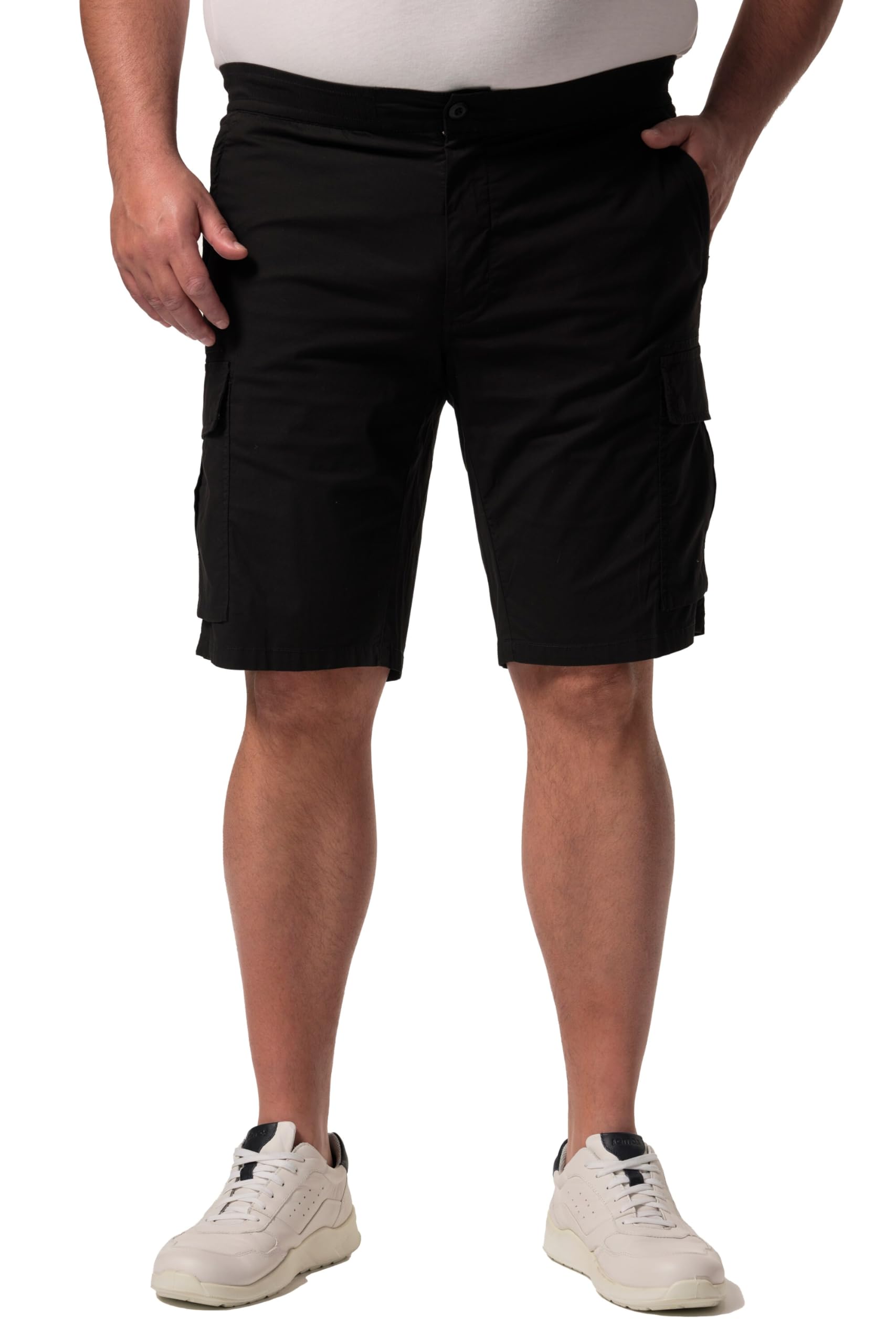 Men Plus Herren große Größen Übergrößen Menswear L-8XL Cargo-Bermuda, Bauchfit, Relaxed Fit 837819