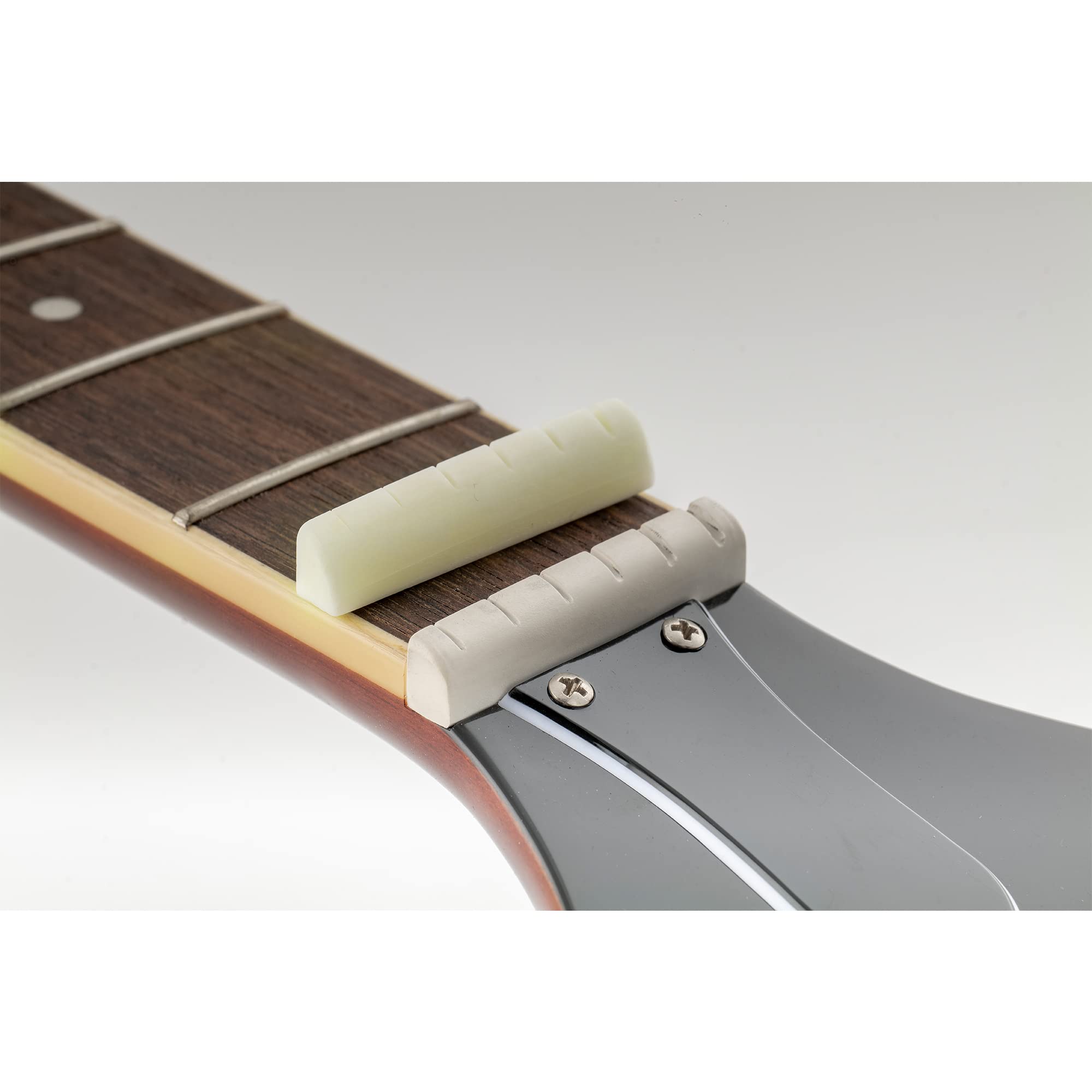 Amazon.com: Musiclily Pro 43.99mm Slotted Guitar Bone Nut for 6