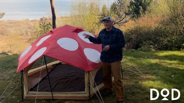 Watch DOD Kinoko Mushroom Tent on Amazon Live