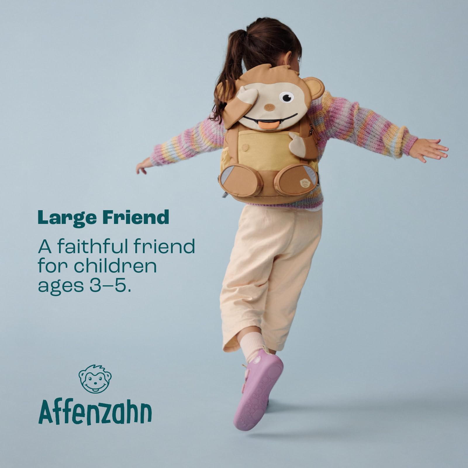 Affenzahn Großer Freund Kindergartenrucksack 8L für 3-5 Jährige