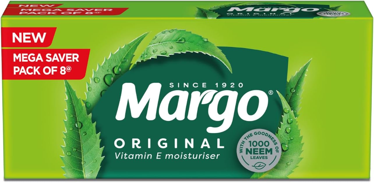 - Original Neem Soap 125gm X 8 | Powered With Goodness of 1000 Natural Neem Leaves | Soap for Clear and Beautiful Skin | Infused with Vitamin E for Moisturising