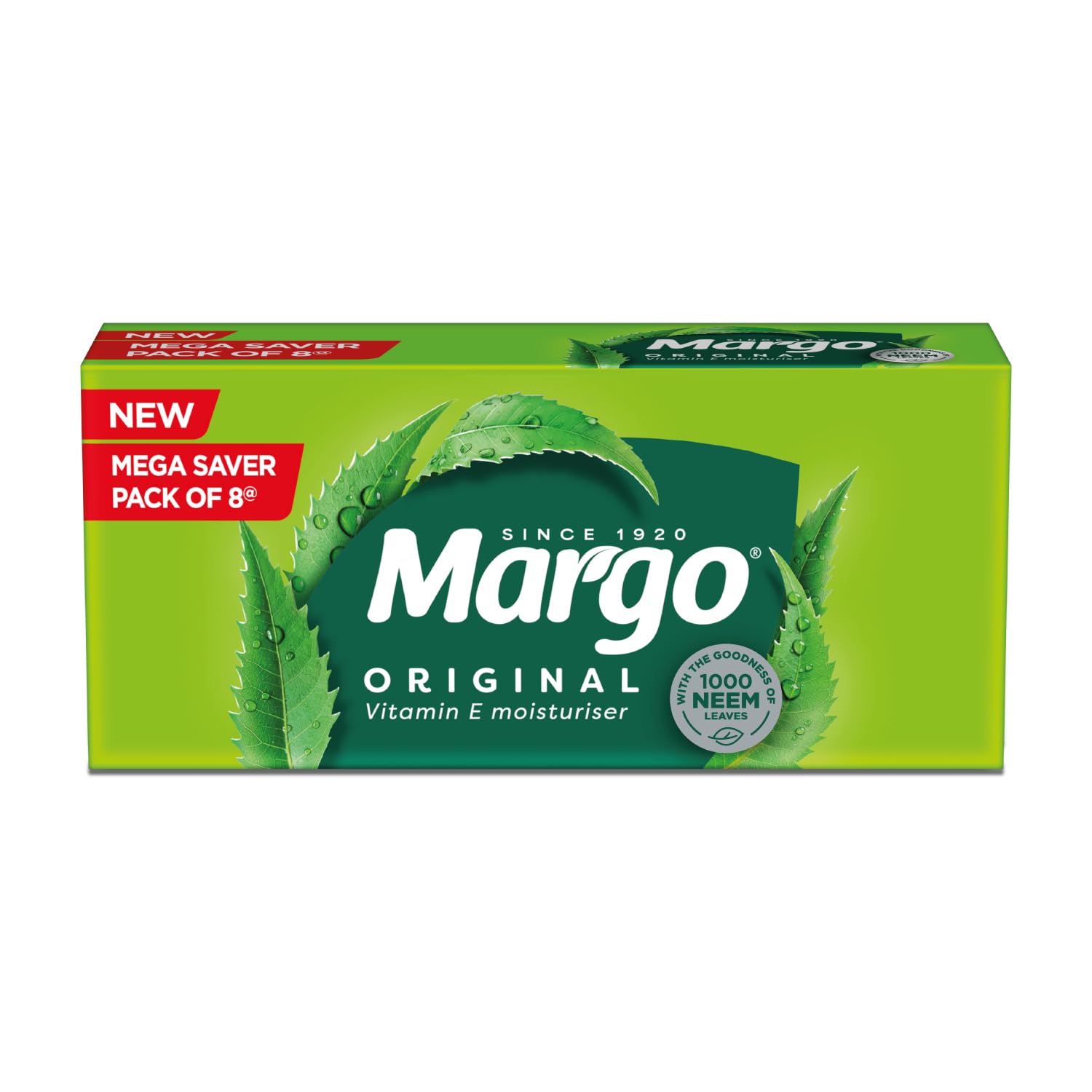 Margo Original Neem Soap - 125gm Pack of 8-picture-59
