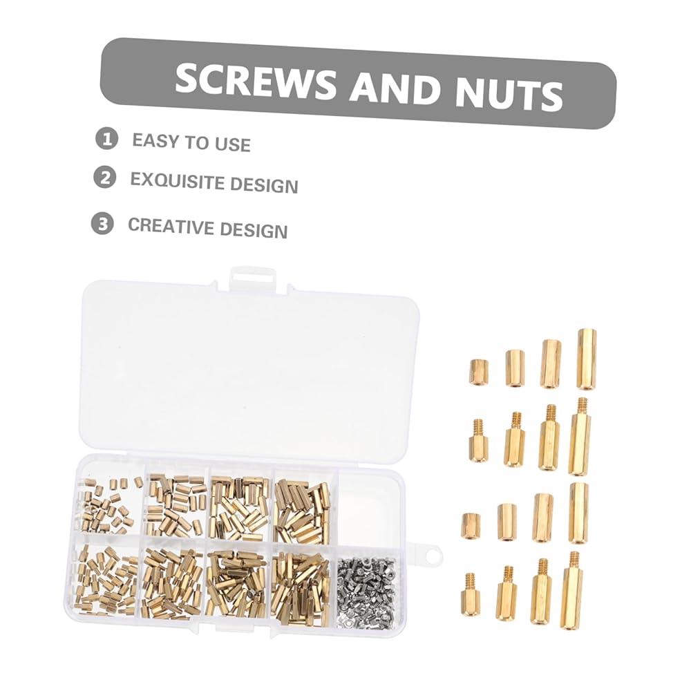 LIFKOME 300pcs Standoff Kit with Iron Nickel Plated Screws & Nuts for Electronics view 4