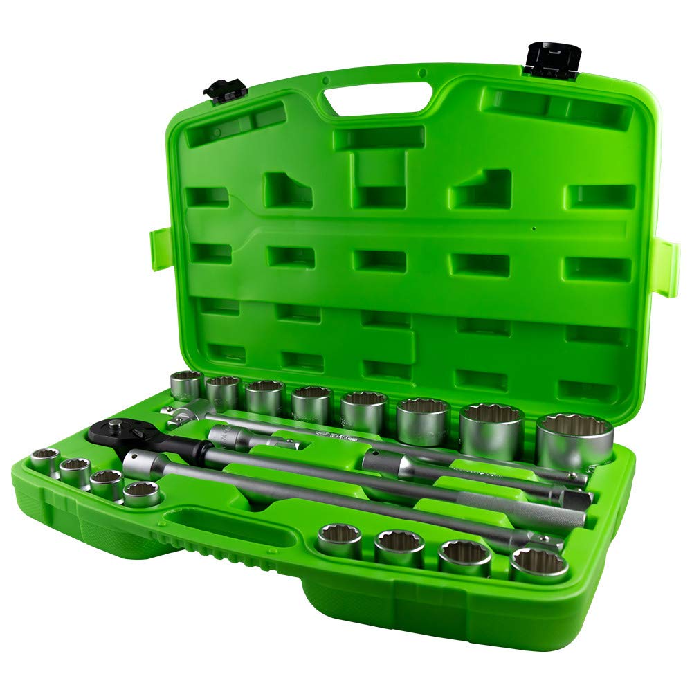 TOOL CASE WITH 21 PIECES AUTOCLE 3/4" 12 STONES