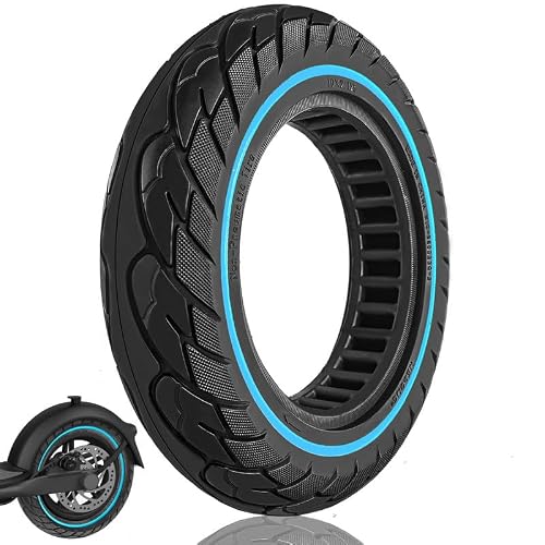 Felixstory Vollgummireifen 50/75-6.1 10x2.125 Zoll - Für Elektroroller Pure Air, isinwheel S9max, Ninebot D38, NUI KQI3, JUICEASE, Kaboo mantis 10, Xiaomi Mi 3 lite usw. - Pannensicherer Reifen