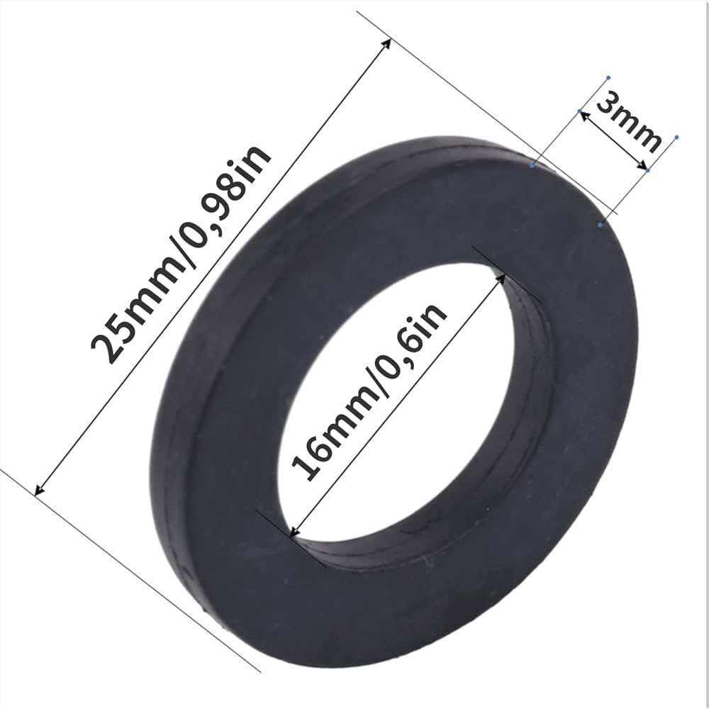 Plumb Pak PP826-22 Gummi-Unterlegscheibe Fu00fcr 1 1/2 Zoll Ablaufschuh 3,8 Cm