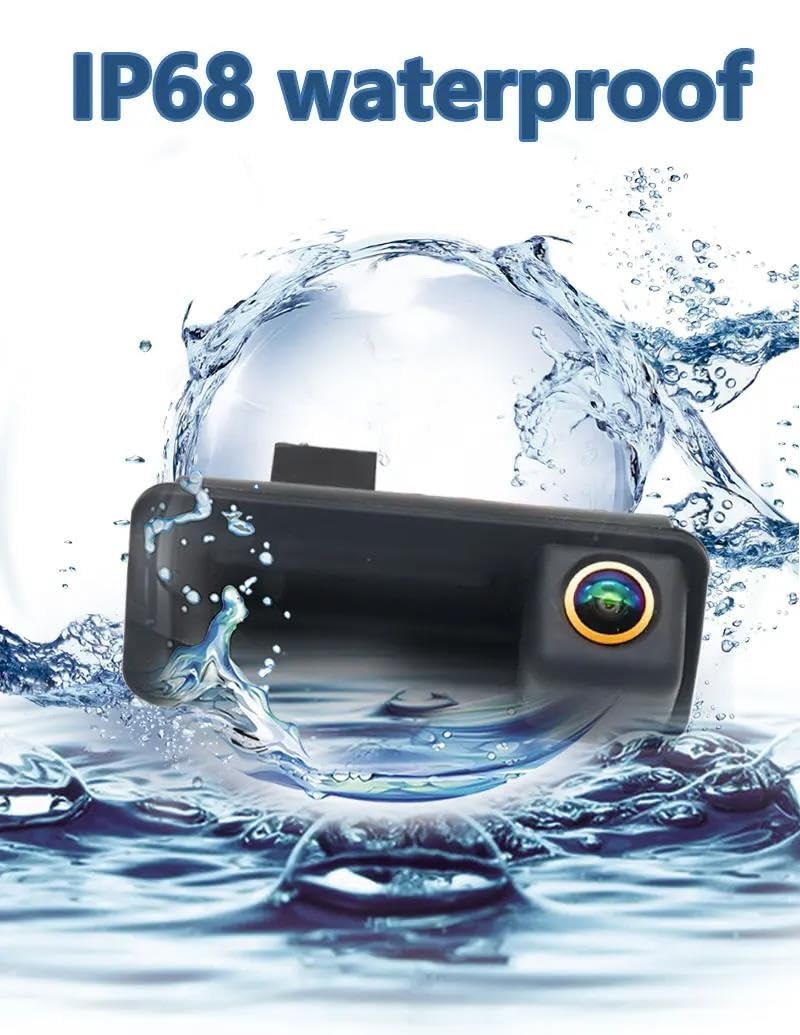 Cámara Cámara Visión Trasera 12V AHD 1080P para Ford para Focus 2 MK2 para Mondeo MK4 para S-MAX para C-MAX para Kuga para Fiesta Cámara Visión Trasera(CVBS720P-AHD720P)