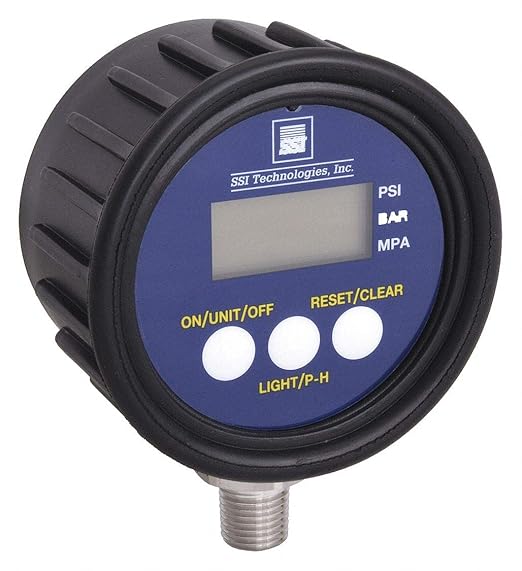 SSI MG19V Series Media Gauge Digital Pressure Gauge Sensor with LCD
