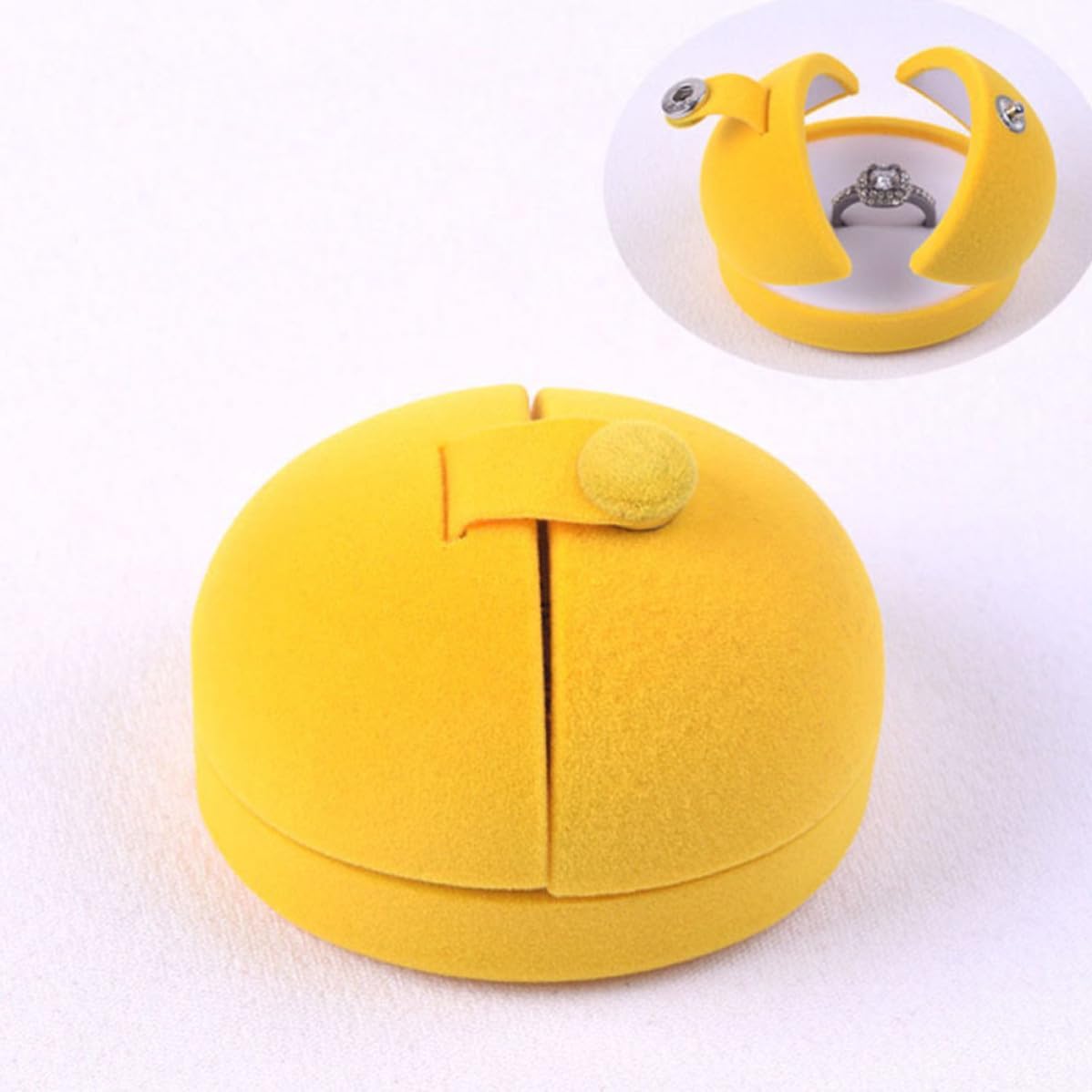 YARNOW Egg Shape Jewelry Case Portable Fashion Jewelry Box for Women image 4