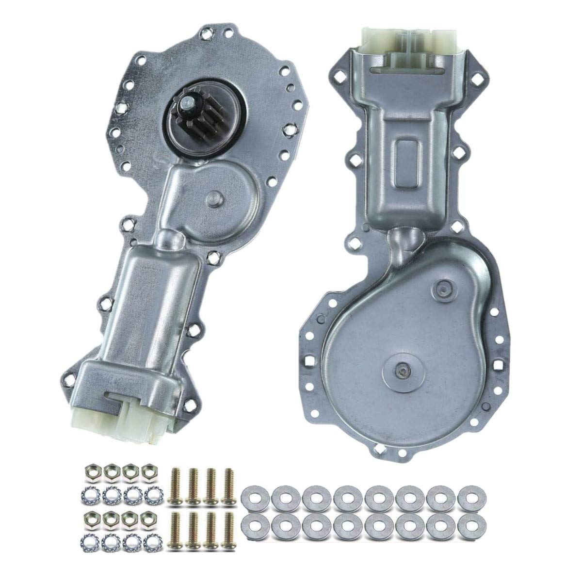 Set of 2 Front Driver and Passenger Side Power Window Motor for GMC Safari Chevrolet Astro Camaro Pontiac Firebird (9-Tooth)