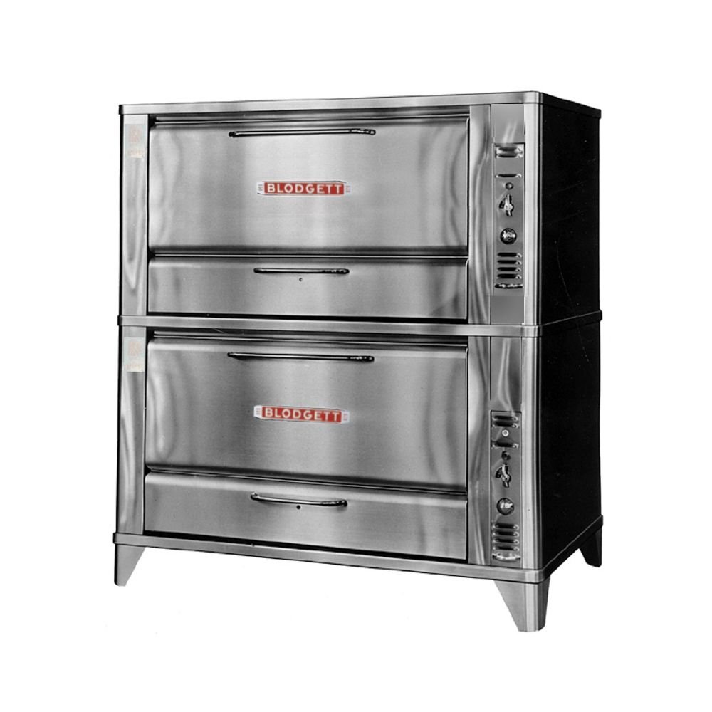 Large Gas Deck Oven For Baking & Roasting Two 966 Base Sections With 7 Inch Black
