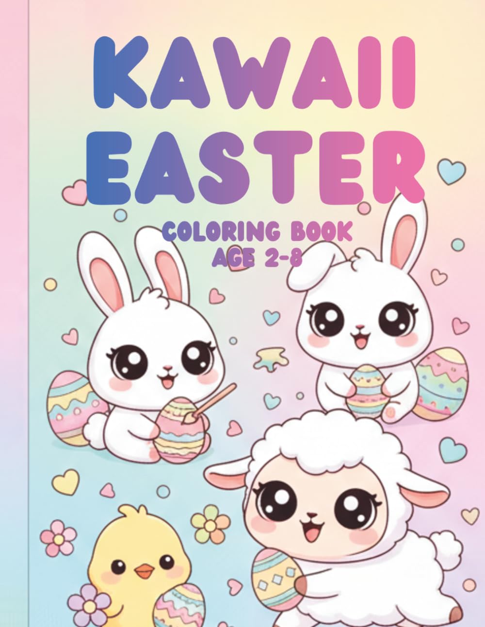 kawaii easter 50: coloring book (Kawaii Dreams Coloring Collection)