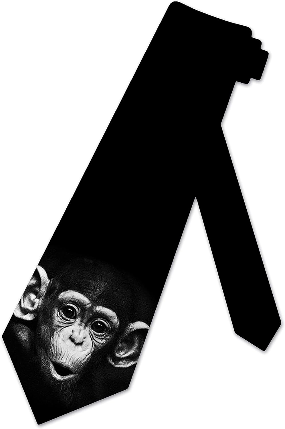 Three Rooker Chimpanzee Ties Mens Animal Monkey Necktie