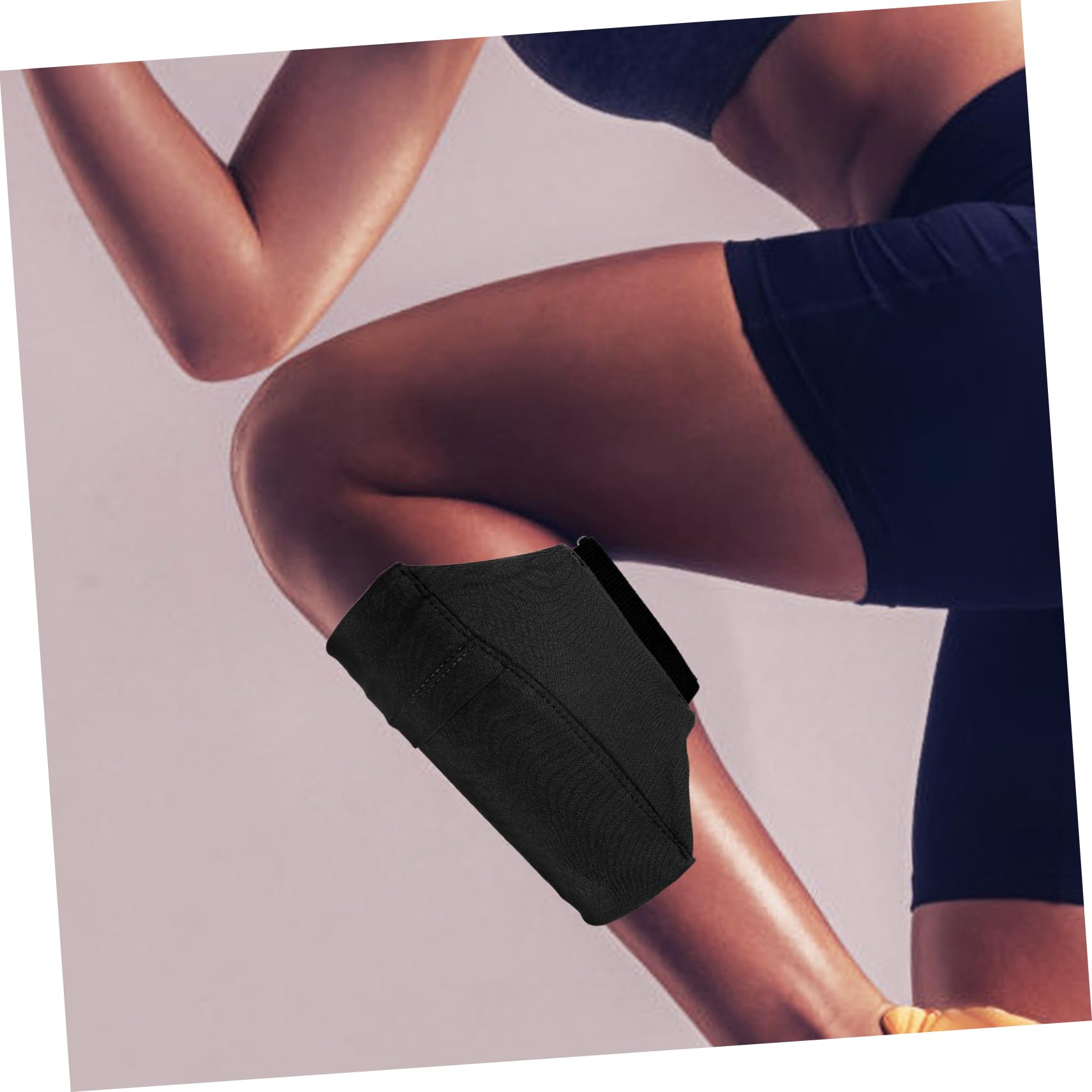 Toddmomy Borsetta Corsa per Cellulare Gamba per attività Outdoor Design Antishock per Smartphone Materiale Antiscivolo E Resistente