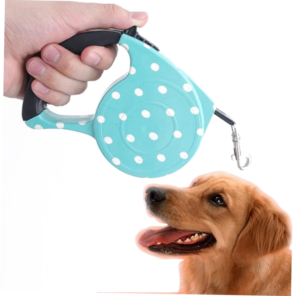 HEMOTON Freedom with 20-45kg Tension Durable Retractable Dog Lead Reflective for Night