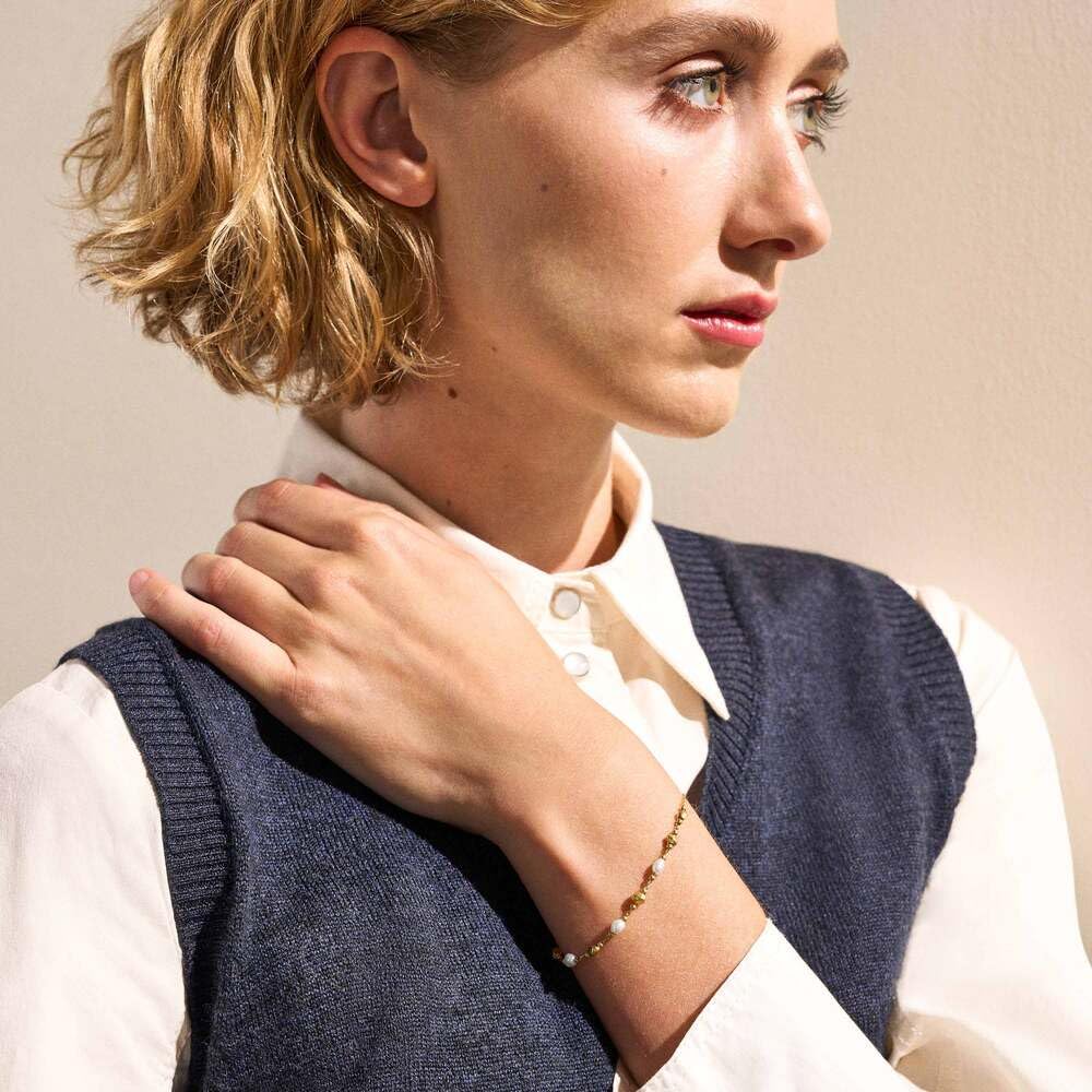 Skagen Herrenarmband aus Edelstahl, Leder oder Perlen mit Karabinerverschluss