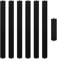 Vista 8 de Juego de 6 fundas para manijas de puerta de refrigerador, juego de 6 manijas de decoración para electrodomésticos de cocina, nevera, microondas