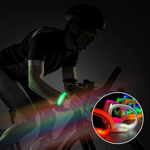 Miniatura 2 de M.best 16 pulseras con luz LED que brillan en la oscuridad, suministros de fiesta para bodas, raves, conciertos, campamentos, eventos deportivos,