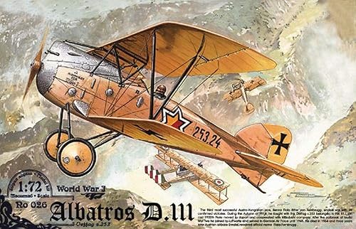 Roden Albatross D.III Austro-Húngaro Fighter Modelo Kit