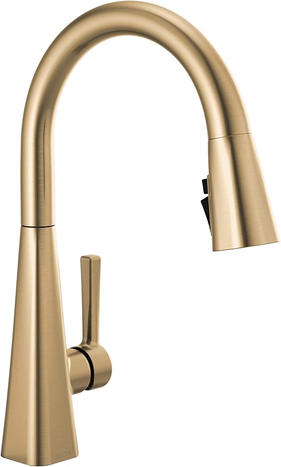 Delta Lenta Brushed Gold Kitchen Faucet Delta Lenta Brushed Gold Kitchen Faucet
