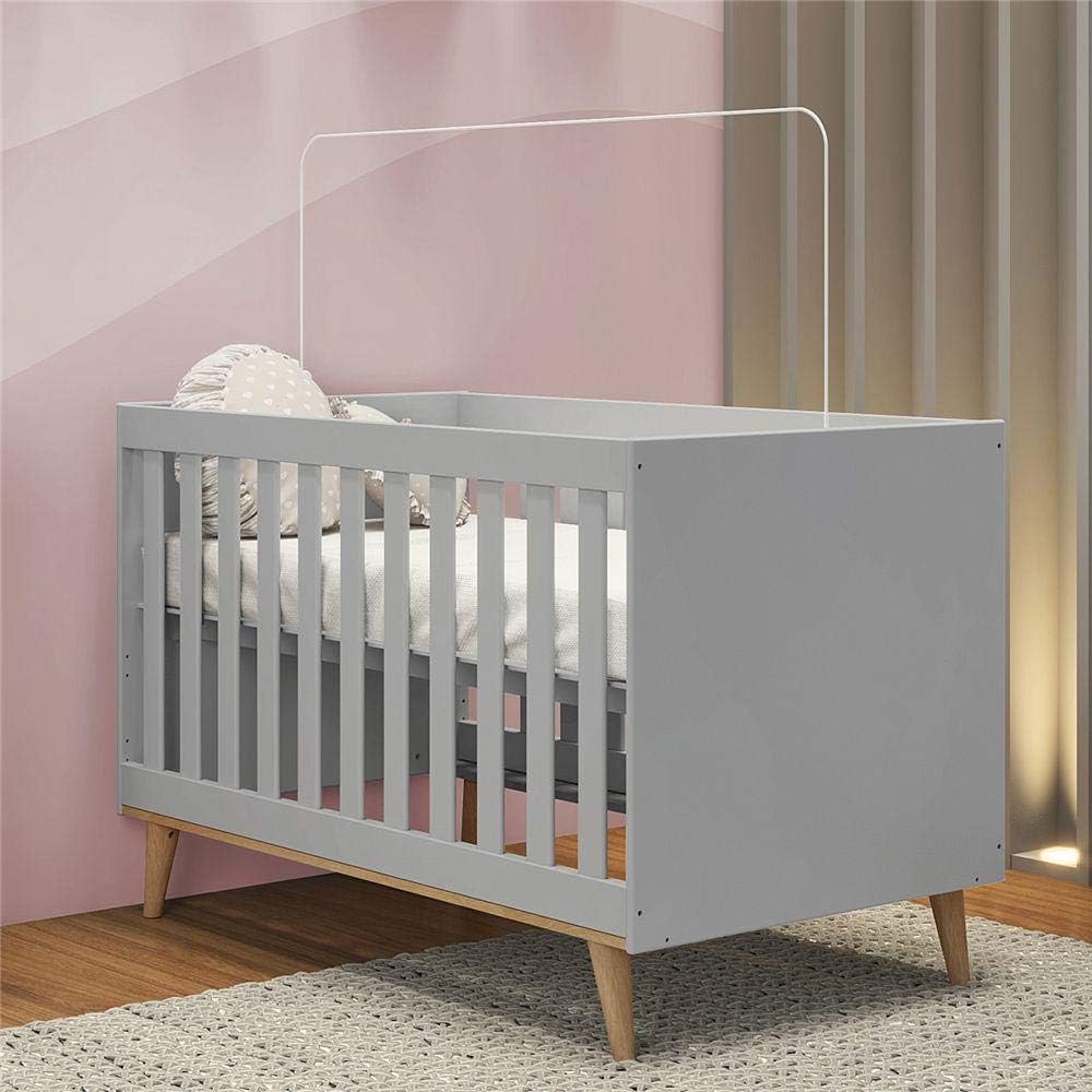 Berço Americano Mini Cama 2em1 Ludi Retrô Grão de Gente
