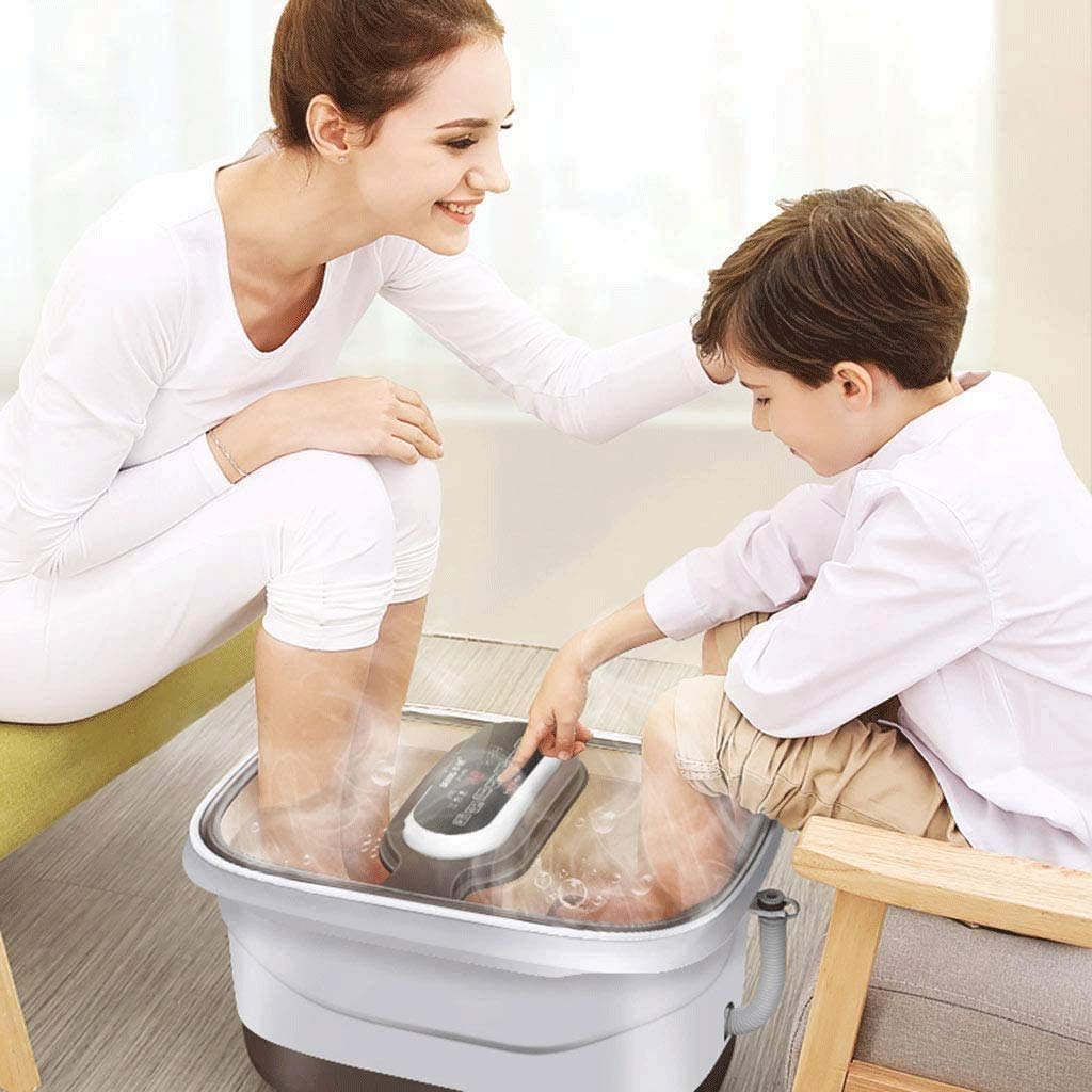 Foot Massager de la máquina con Calor, Shiatsu Profundo Amasar, Squeeze, aliviar malestares pie de la Fascitis Plantar, Tiempo y Control del Temperamento, Inicio Pie Bañera