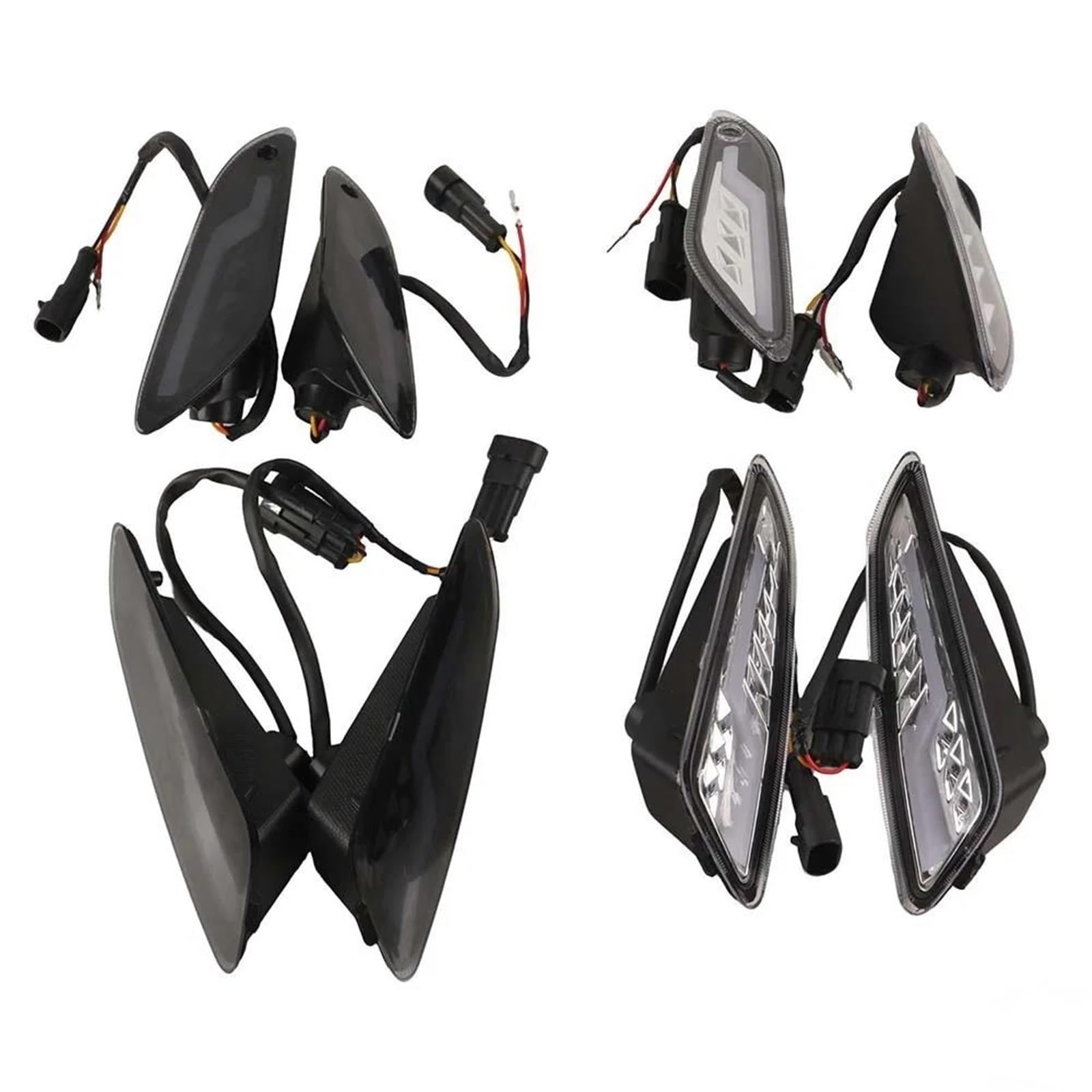 Moto Indicadores Intermitentes LED Para Motocicleta Para PIAGGIO Para Vespa Primavera 50 125 150 (2013-2023) Intermitentes Luz De Señal De Giro(Color1)