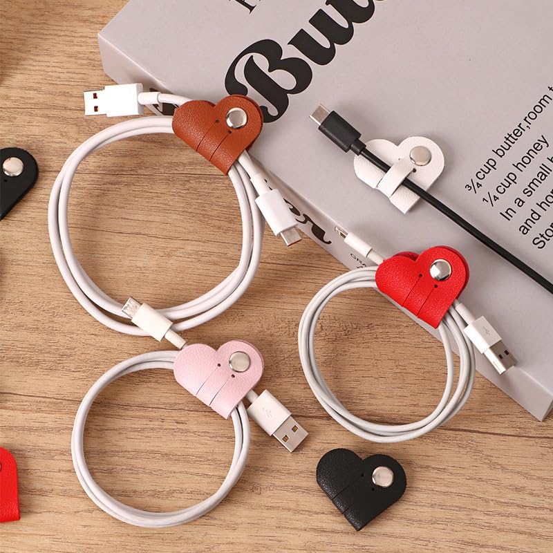 CAILLU Organizzatore per cavi, portacavi, organizer USB, cinghie per