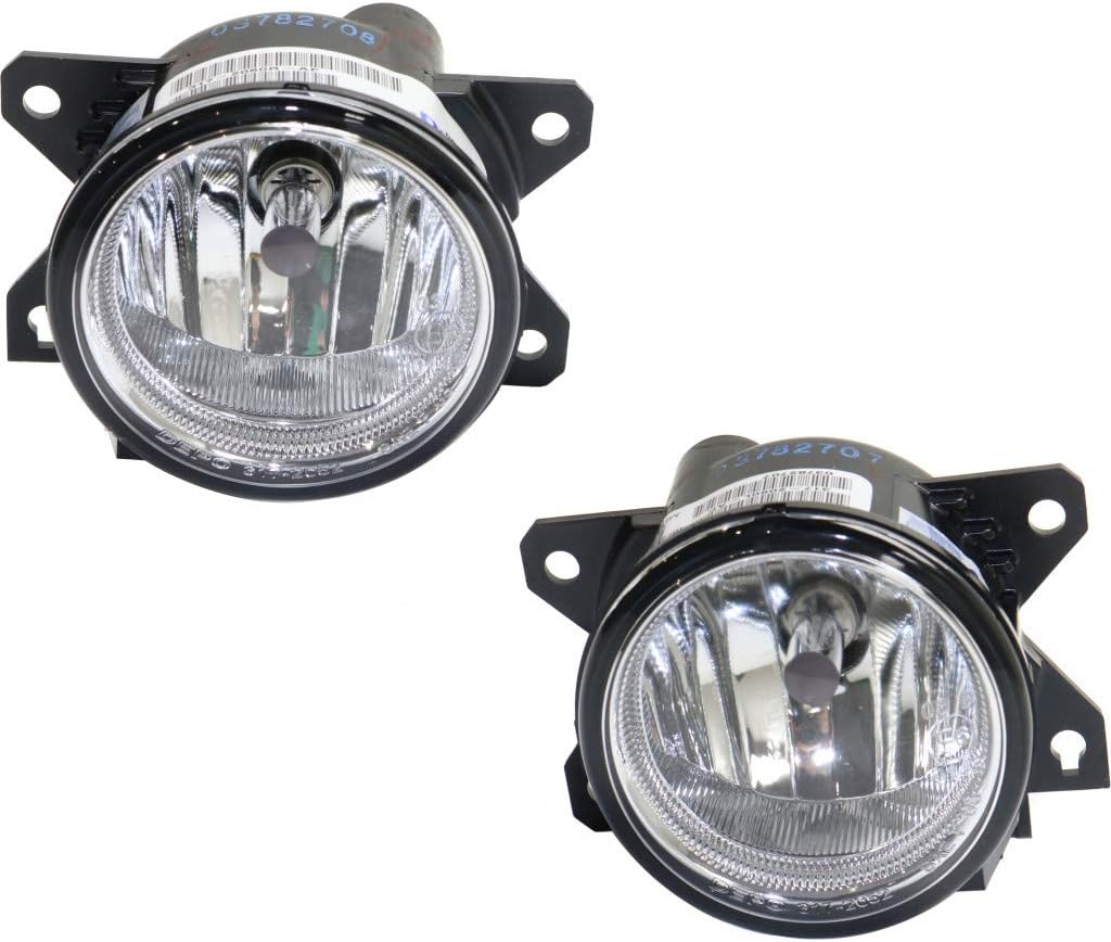 For 2016 17 18 19 20 2021 Honda Civic Fog Light Driver and Passenger Side Pair w/Bulbs Included DOT Certified HO2592143, HO2593143 | 33950-TBA-A01, 33900-TBA-A01