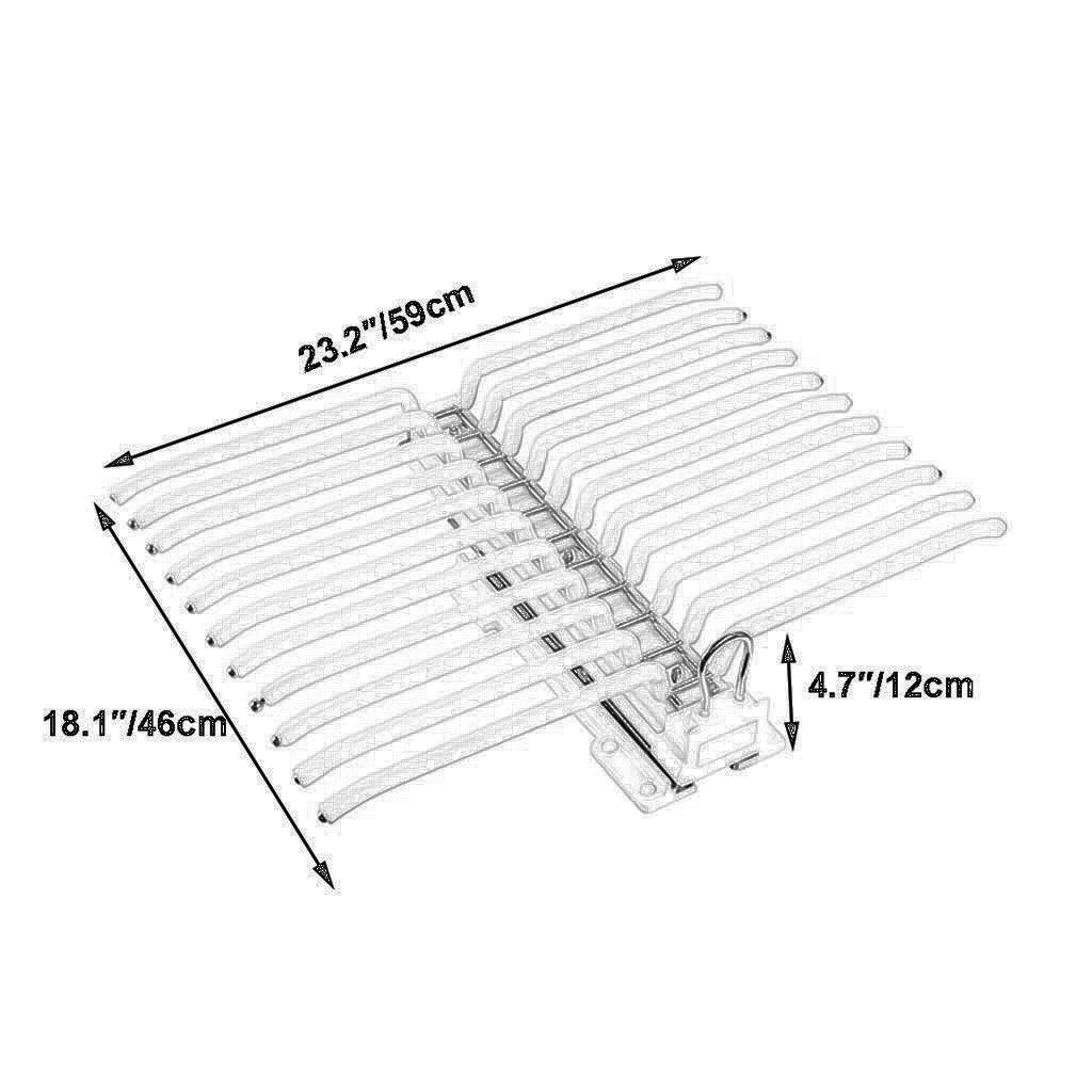 Szafa Wysuwane spodnie Wieszak Push-pull Krawat Uchwyt na szalik Szyna przesuwna z tłumikiem 22 pary Wieszak na spodnie do szafy o głębokości 46 cm (kolor: czarny) Decoration