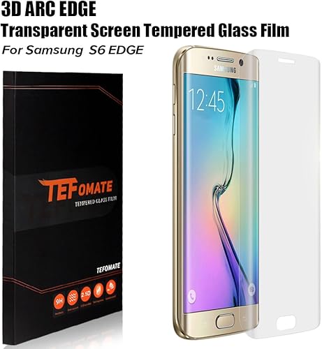 Galaxy Edge Pellicola Protettiva  TEFOMATE   Pellicola Protettiva Temperato Vetro Tempered Glass Screen Protector per Samsung Galaxy Edge 5 1   3D Curvo   Trasparente  Galaxy Edge Pellicola Protettiva  TEFOMATE   Pellicola Protettiva Temperato Vetro Tempered Glass Screen Protector per Samsung Galaxy Edge 5 1   3D Curvo   Trasparente