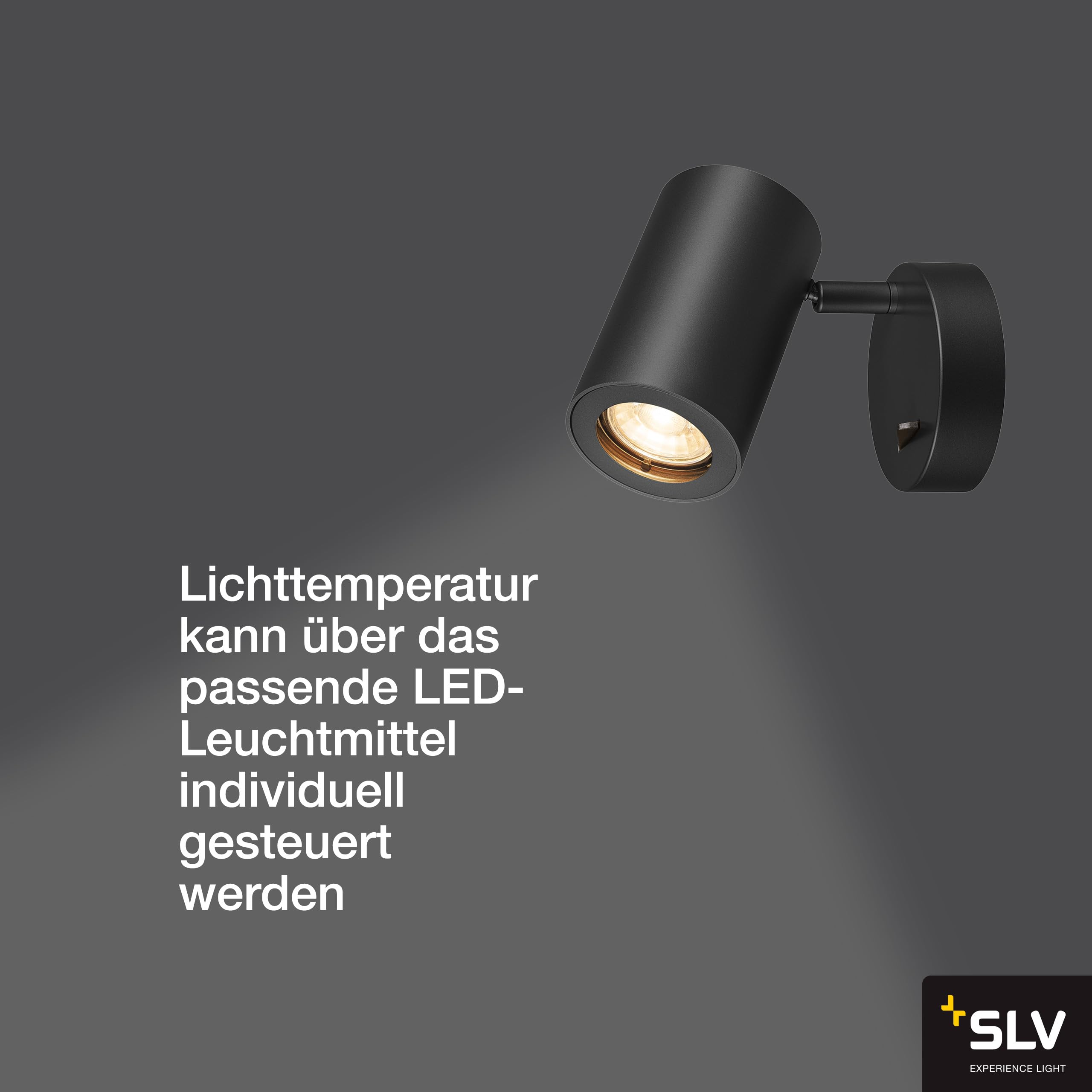 SLV 152013 Enola B B, Applique murale, Bakélite, Noir