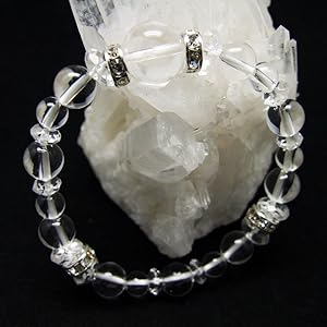 Amazon | 浄化・開運・魔除け クリスタル水晶 ラッキーパワーストーン