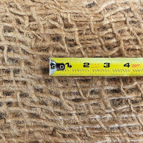 Agfabric 4x60ft Natural Jute Erosion Control, 20yard Jute Netting - 48" Wide Soil Saver Mesh Blanket - 240 Sq.Ft.Coverage by Agfabric - Image 5