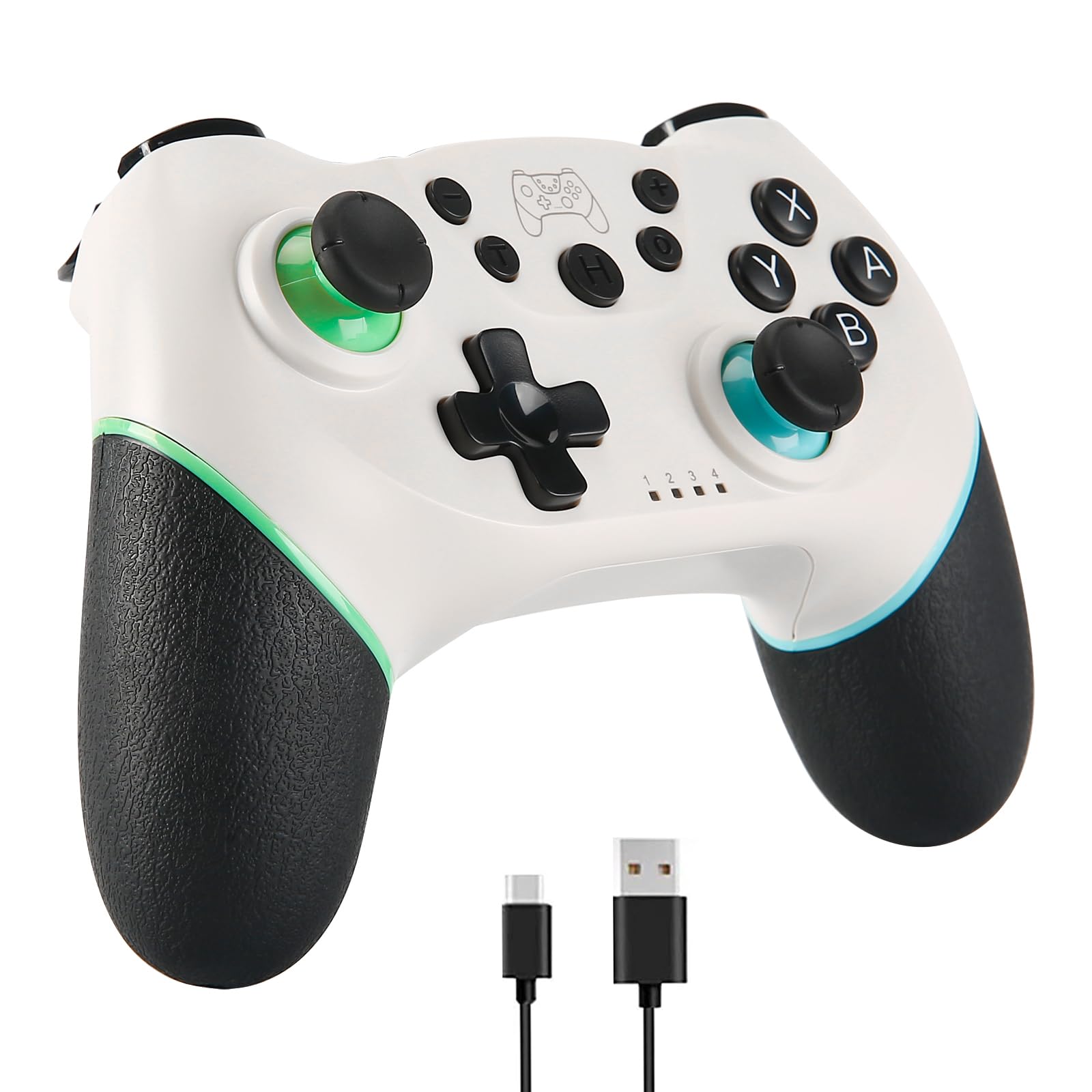 Sefitopher Wireless Controller for PS3, Bluetooth Gamepad with DualShock & Charging Cable, Compatible with PlayStation 3 (Black) — view 8