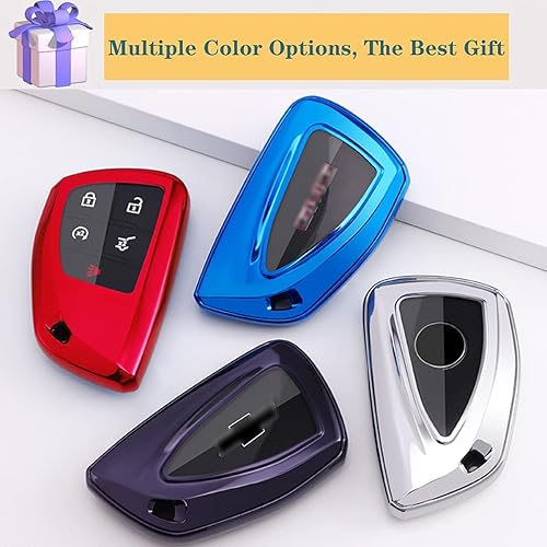 Miniatura 9 de YaSeim Funda para llavero, protector de llave de coche de TPU suave de protección completa