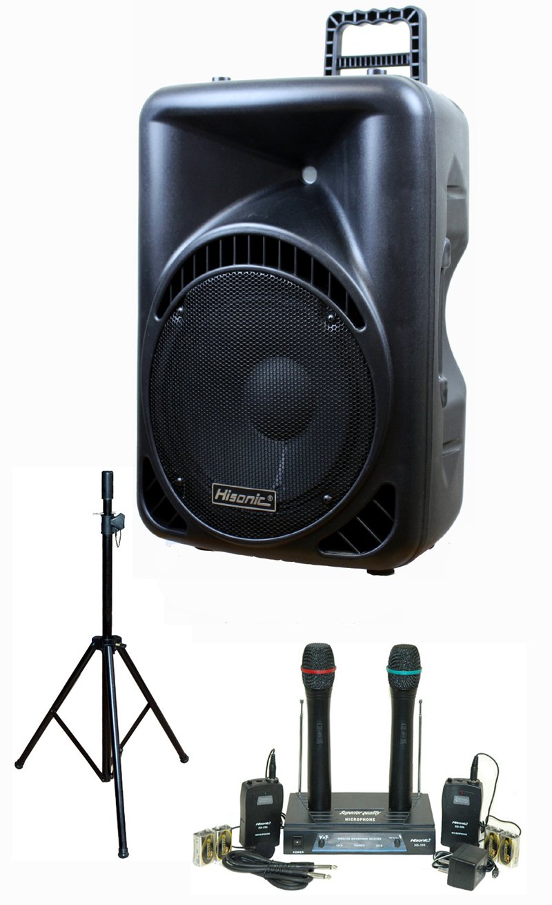 Buy Hisonic PA6541S 300Watt Portable PA System with Dual VHF Wireless