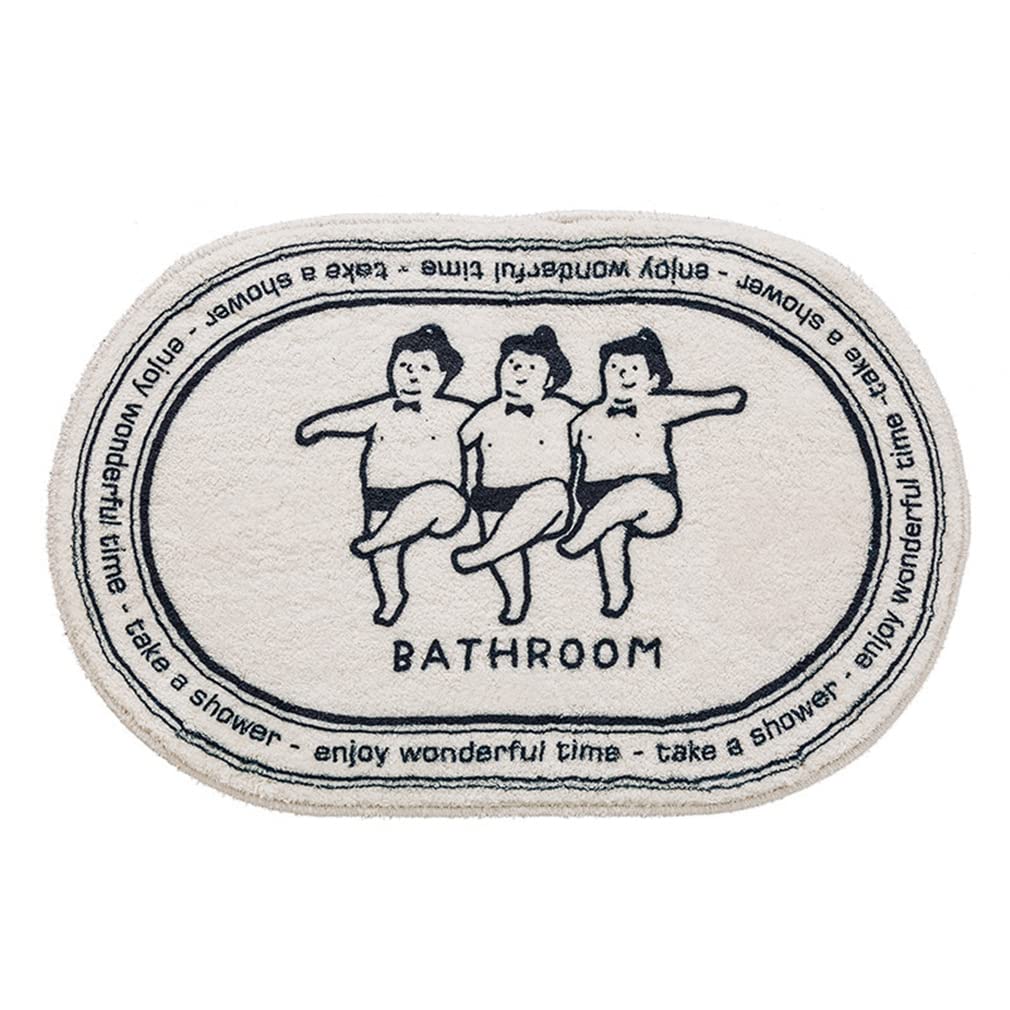 LIKETN Soft Cozy Cartoon Bath Rugs Living Room Mat Bath Mats Non Slip Bathroom Cute Door Mat Bathroom Carpet Bedroom Durable Kitchen Doormat Area Rug
