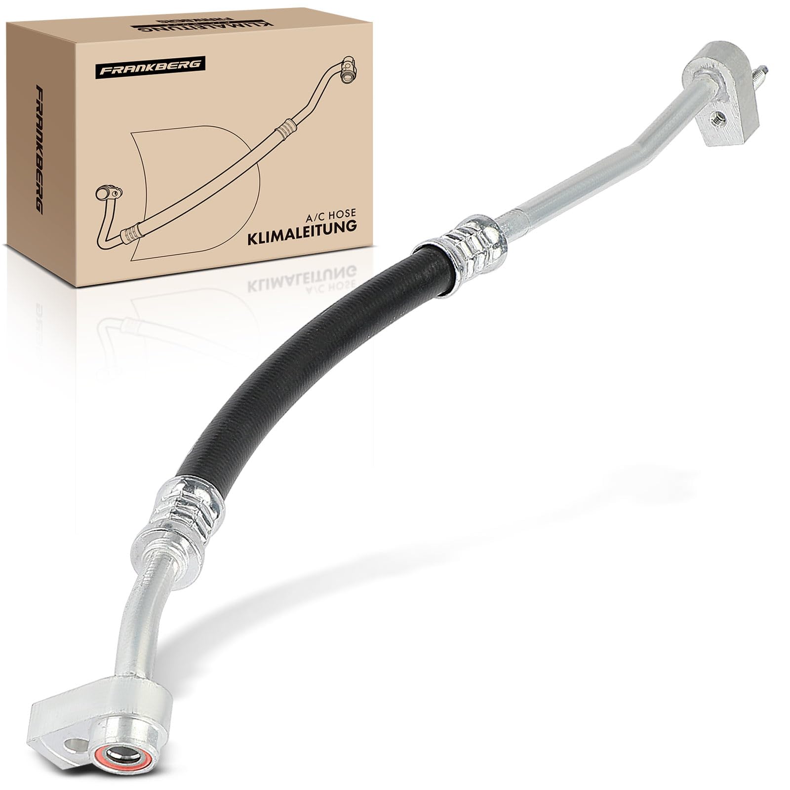 Frankberg Tubo di Carica Refrigerante Compatibile con K.u.g.a III DFK 2.5L Focus III Turnier 1.5L Focus IV Turnier HP 1.5L Focus IV HN 1.0L K.u.g.a III DFK 2.0L Replace# F1F119D567AB