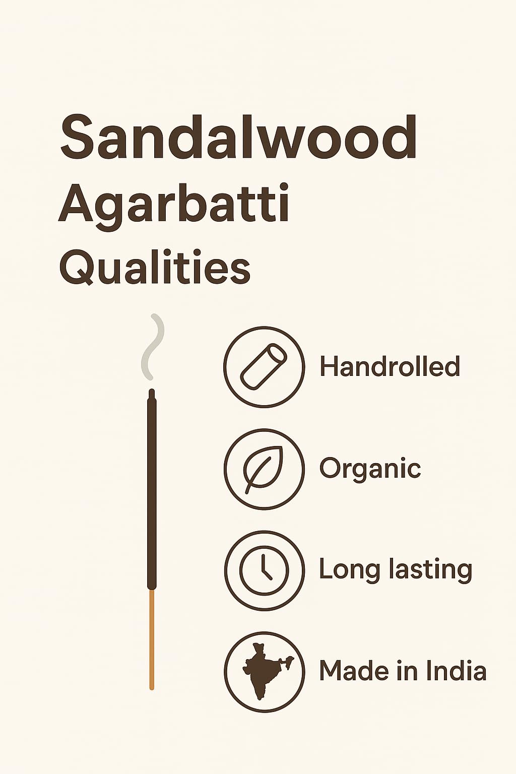 Argajaa Essence World Premium Sandalwood Incense Sticks-Pack of 20 | 100% Natural, Organic and Charcoal Free | Long Lasting Chandan Agarbatti for Home, Temple, Pooja, Arti, Meditation & Yoga & Office 2