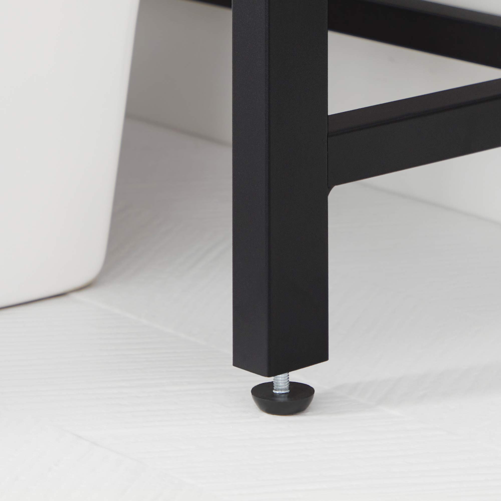 VASAGLE Mensola per WC, mobile portaoggetti per lavatrice, armadio, telaio in acciaio, stabile, montaggio semplice, stile industriale, 64 x 23,5 x 170 cm, marrone rustico e nero BTS003B01