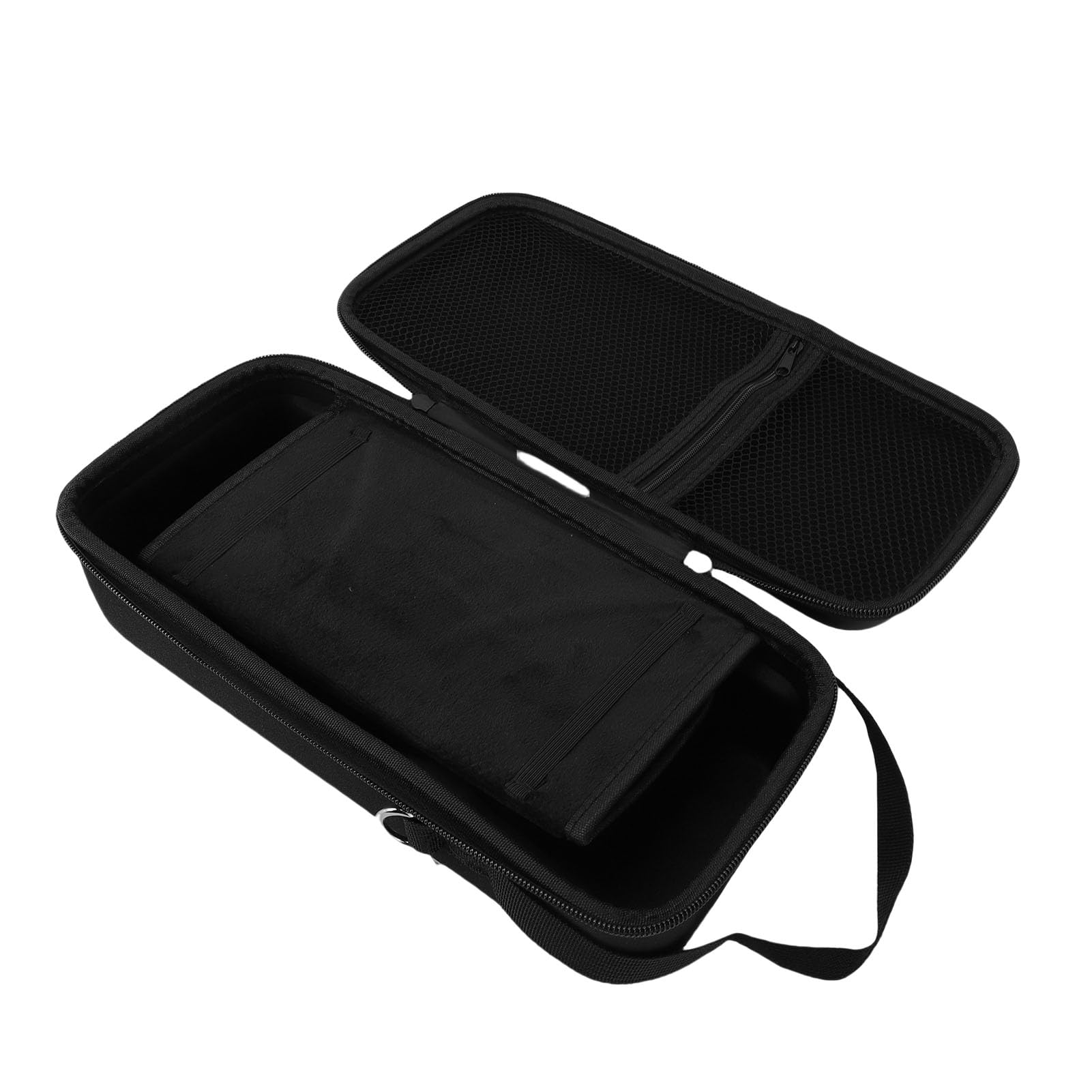 Funda de transporte para interruptor, carcasa rígida protectora de gran capacidad para accesorios de consola con soporte ajustable integrado
