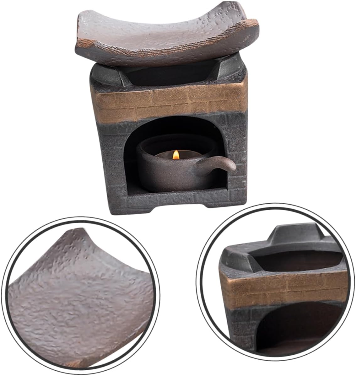 Teapot Warmer for Ceramic Teapot Tea Warmer Non-Slip Ceramic Tea Stove Holder