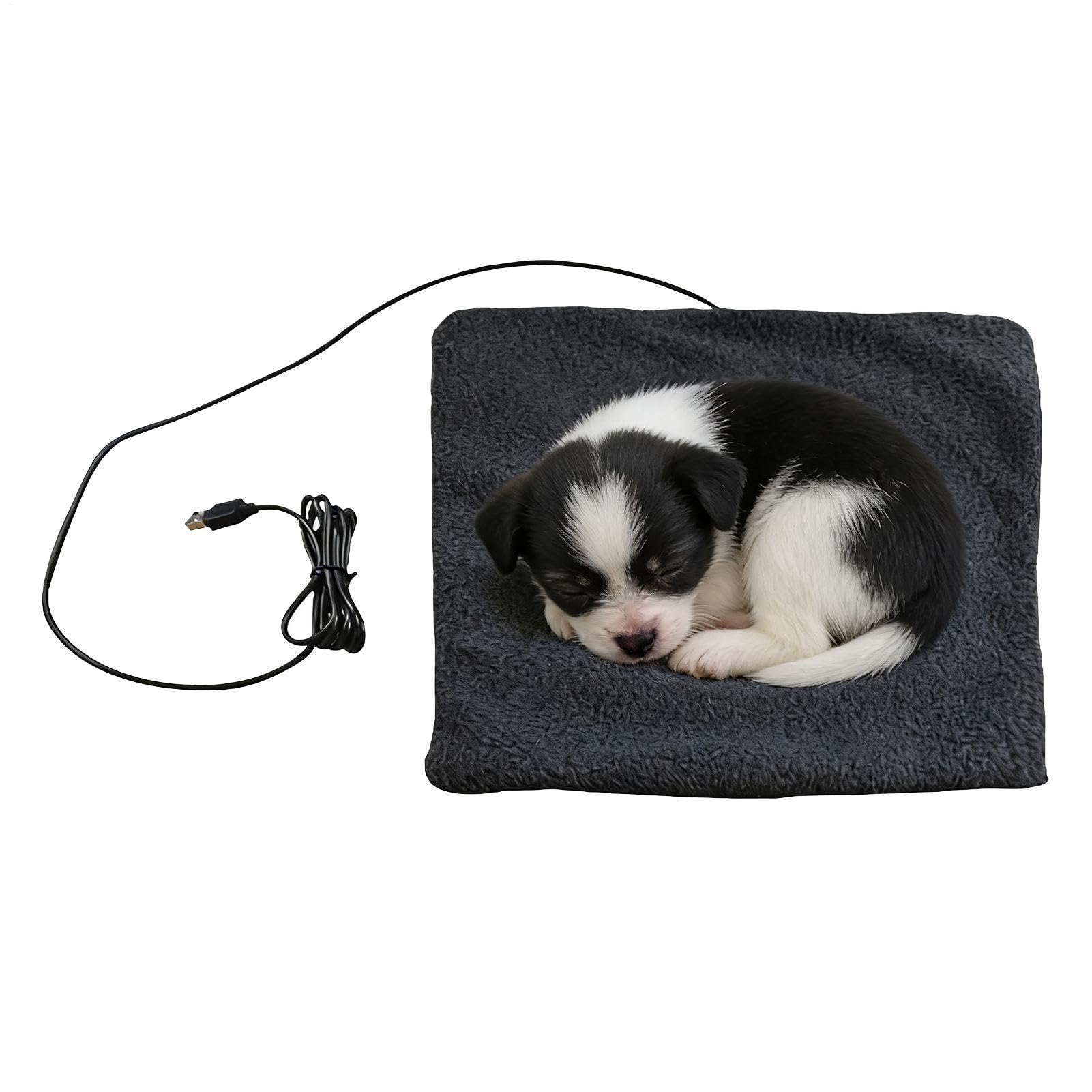 Tapis chauffant pour chien avec thermostat lit USB imperméable