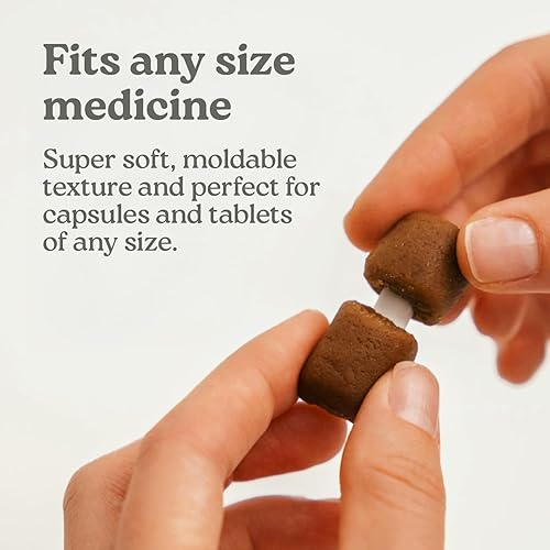 Miniatura 7 de Earthly Pill Buddy Naturals PB & Honey Receta píldora oculta golosinas para perros Haz un bolsillo o bolsa perfecta para ocultar píldoras para