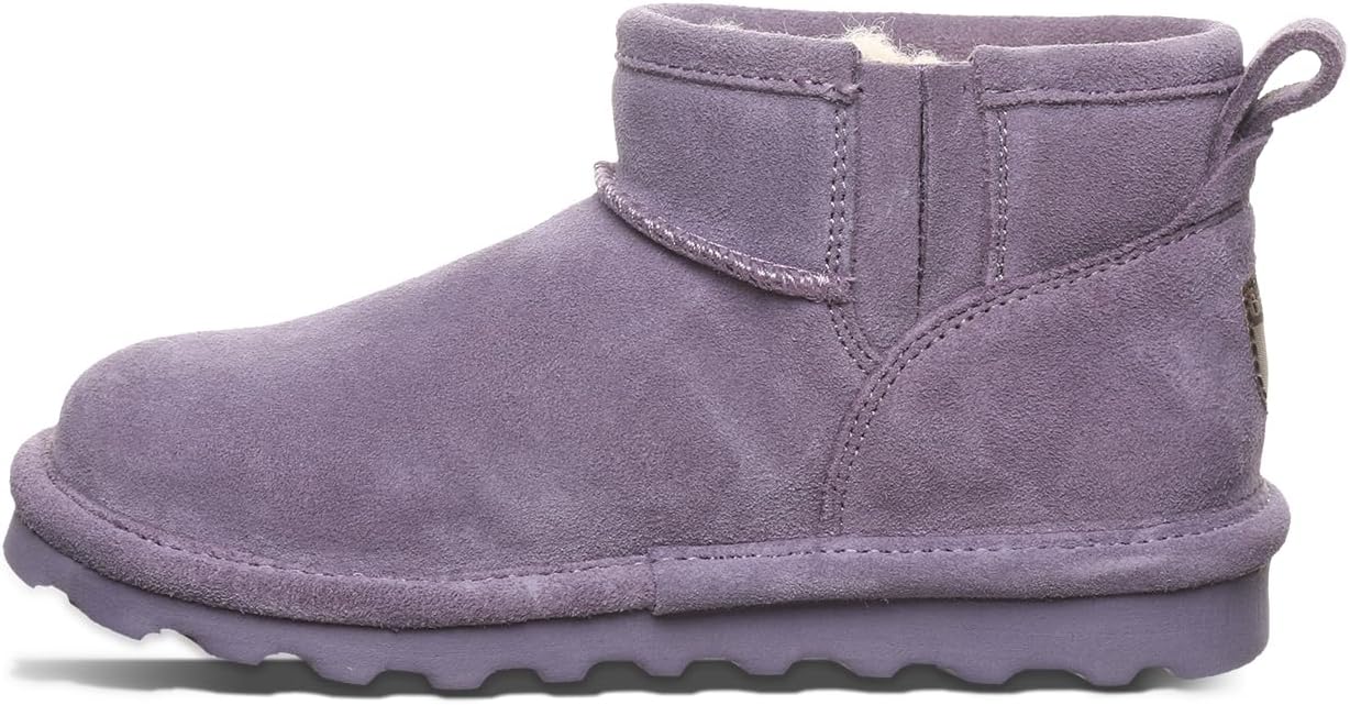 BEARPAW Shorty Youth Ankle Boot | Comfortable & Durable Slip On Winter Boot for Kids | Multiple Colors & Sizes