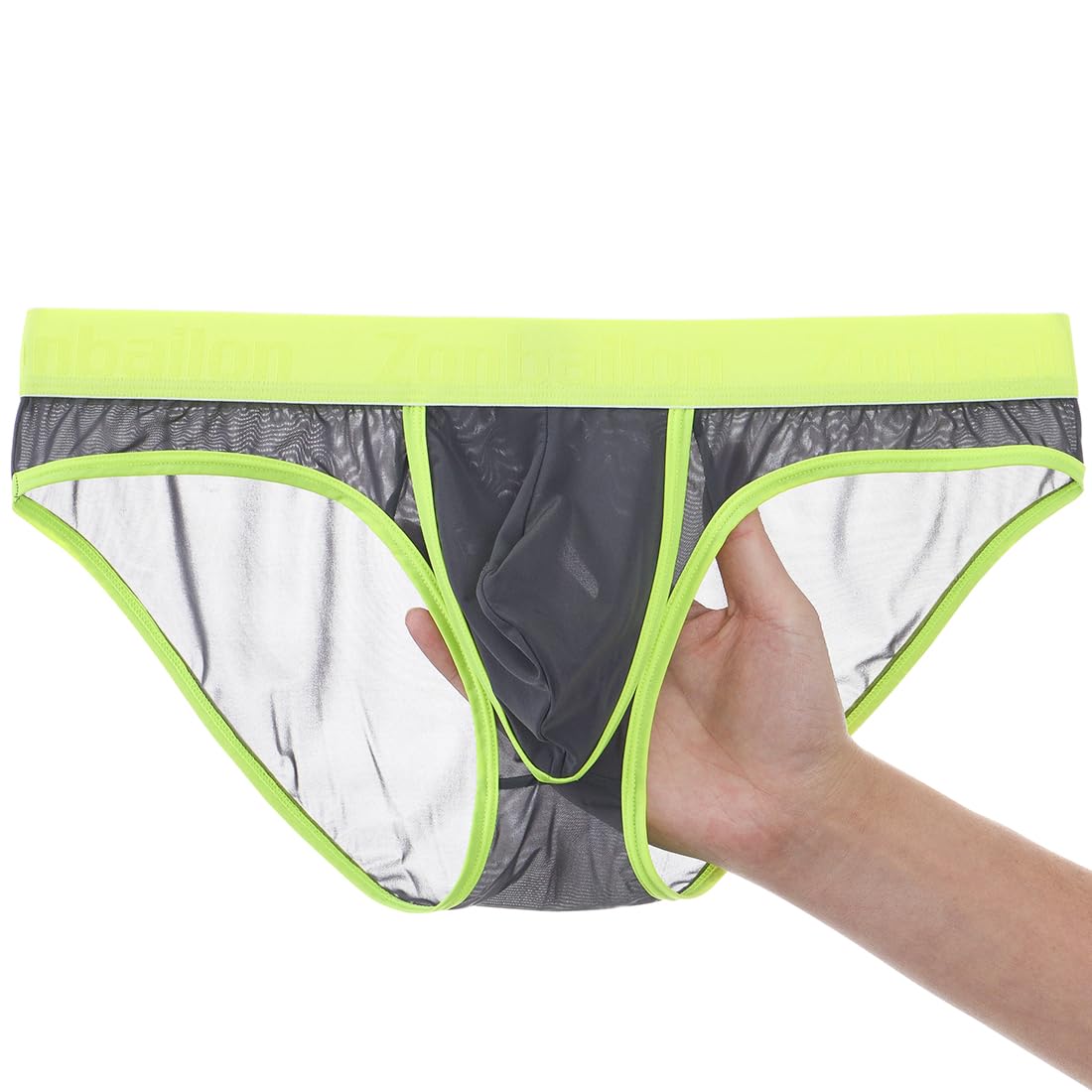 BIATWOWR Sexy Herren Dreiecksunterwäsche mit Großer Tasche,