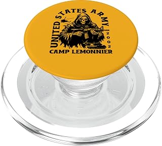 Camp Lemonnier Djibouti Military Base Veteran Vintage Gifts PopSockets PopGrip for MagSafe